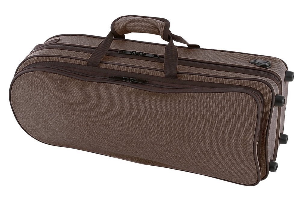 GEWA Form shaped case for trumpets Compact Exterior brown