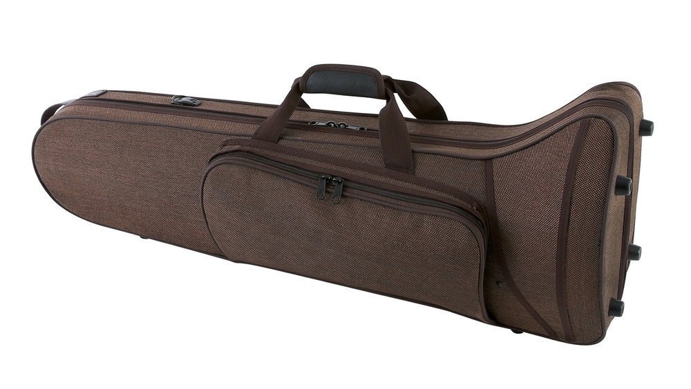 GEWA Form shaped case for trombones Compact Exterior brown