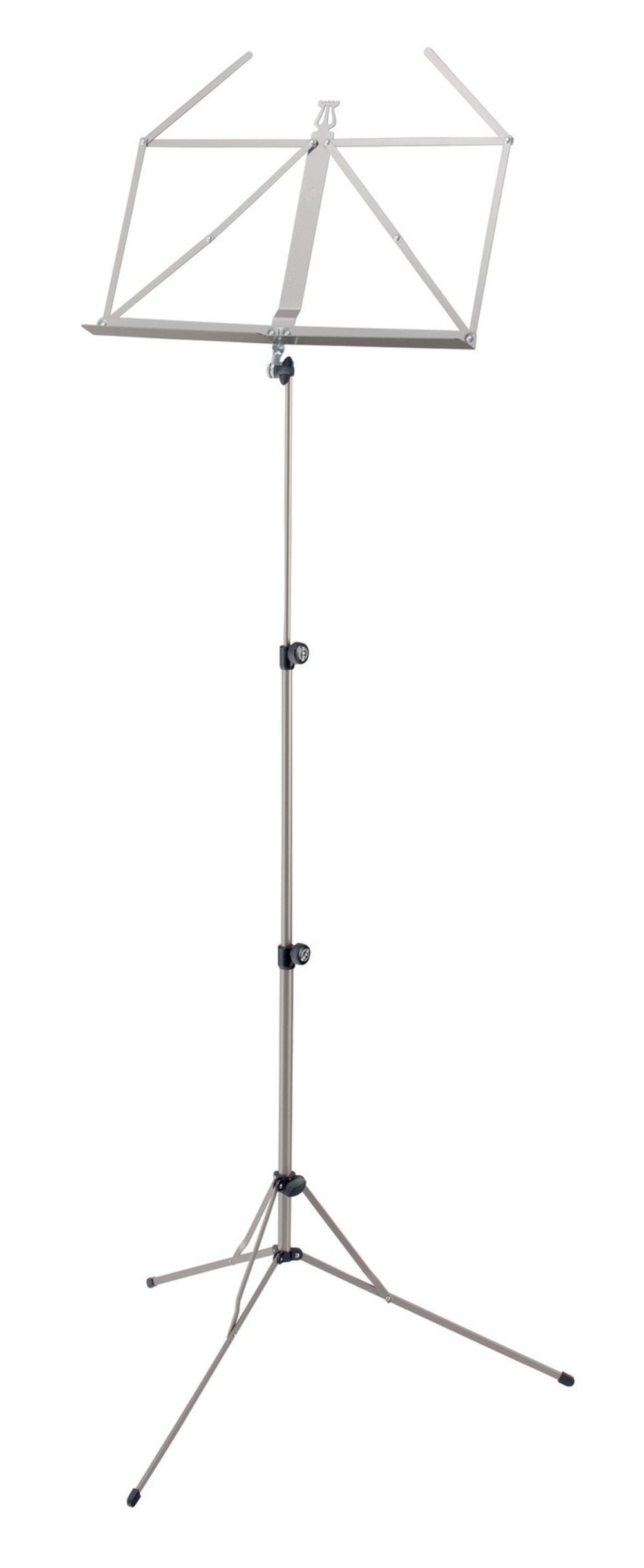 K & M Music Stand 101 Nickel plated finish