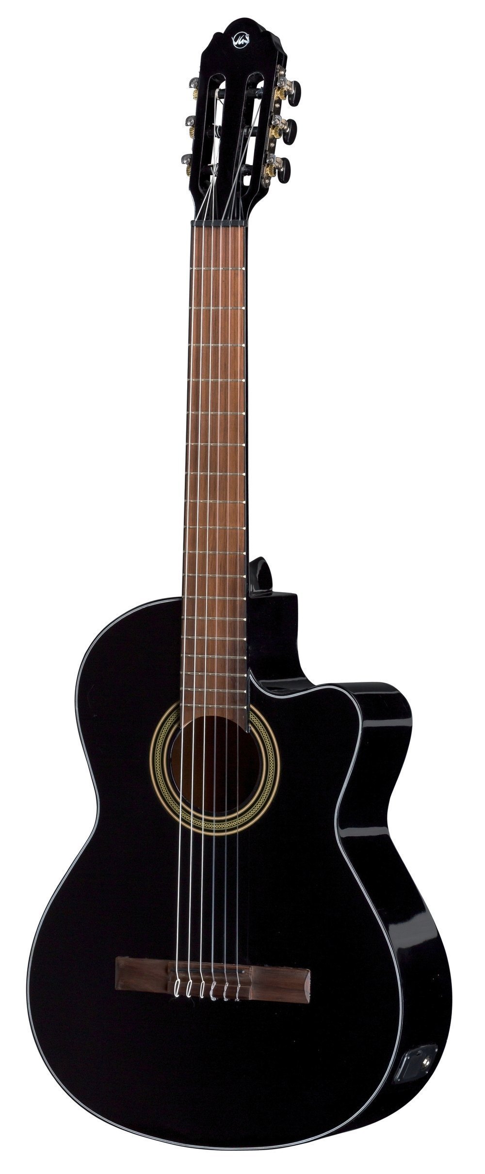 GEWA E-Acoustic Classic guitar Student Black E-Acoustic black