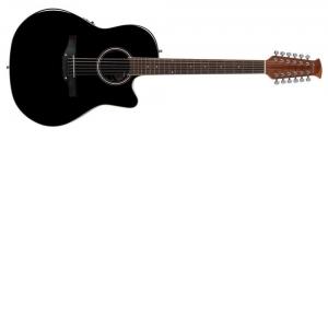 Applause E-Acoustic Guitar Balladeer Mid Cutaway 12-string Black