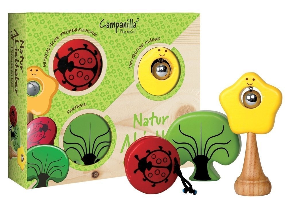 Percussion Set Garden friends 3-pieces Nature lover 3-piece